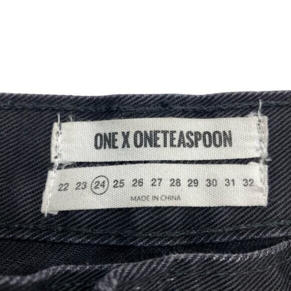 ONE X ONETEASPOON Awesome Baggies Low Waist Medium Rise Relaxed Leg Tapered 24 - Picture 7 of 12